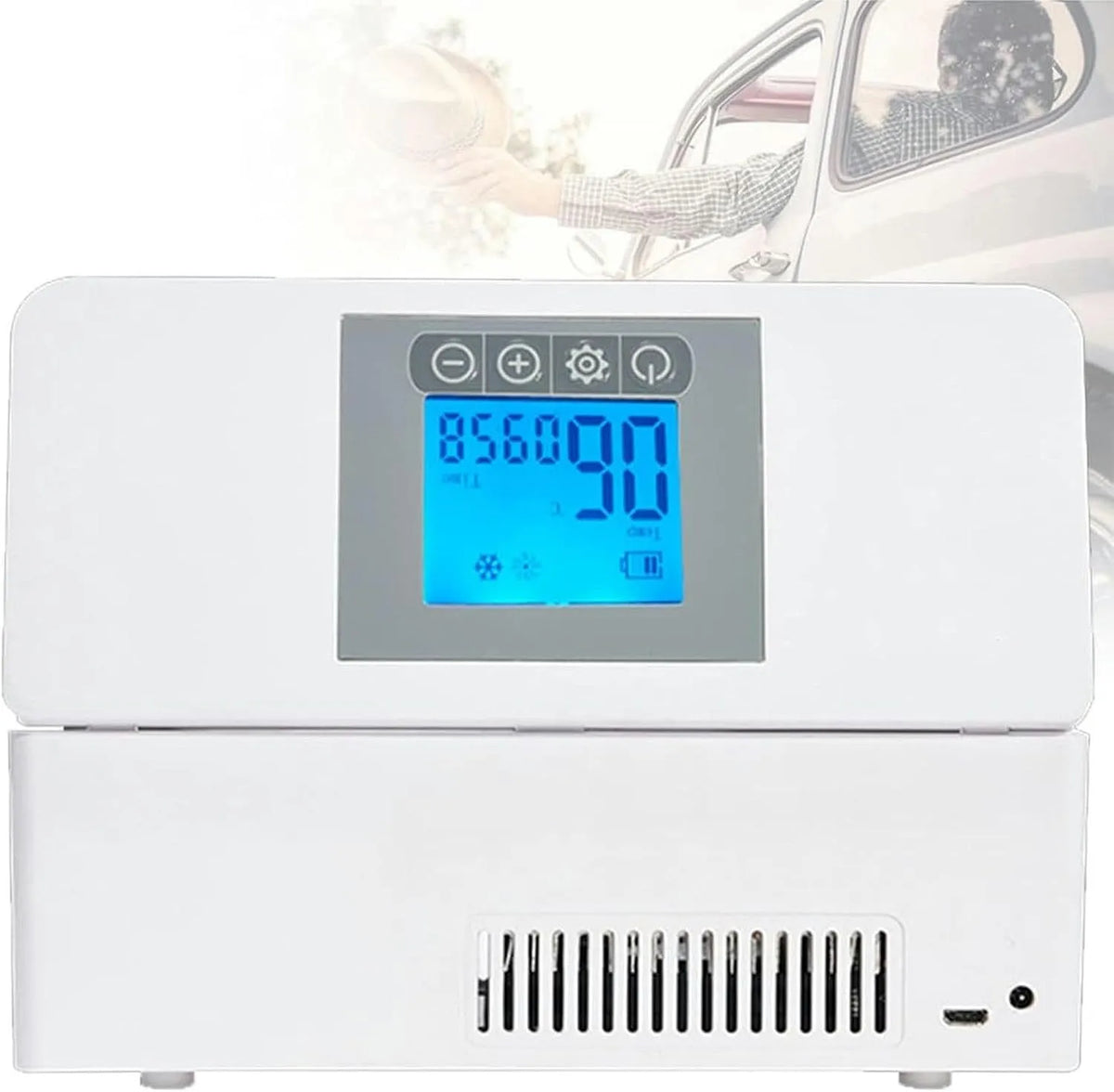 Frigorifero medico portatile, 2 a 8 °C, USB, display LCD, trasporto di insulina e farmaci