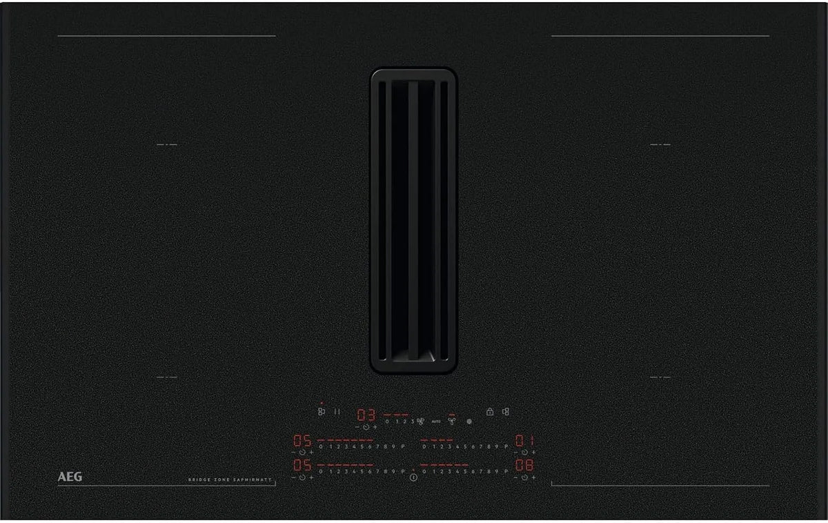 AEG NCP84C01AZ Piano cottura a induzione, 83 cm, piastra a induzione, da incasso, nero