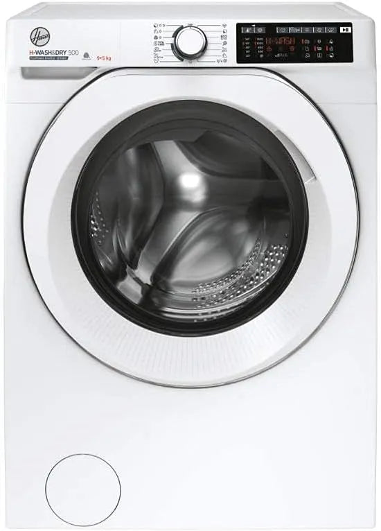 Hoover 495AMC/1-S Lavasciuga, 9+5 kg, 85x60x47 cm, 18 programmi, classe energetica A, lavatrice, asciugatrice, Wi-Fi, Inverter, stretto, 1400 RPM