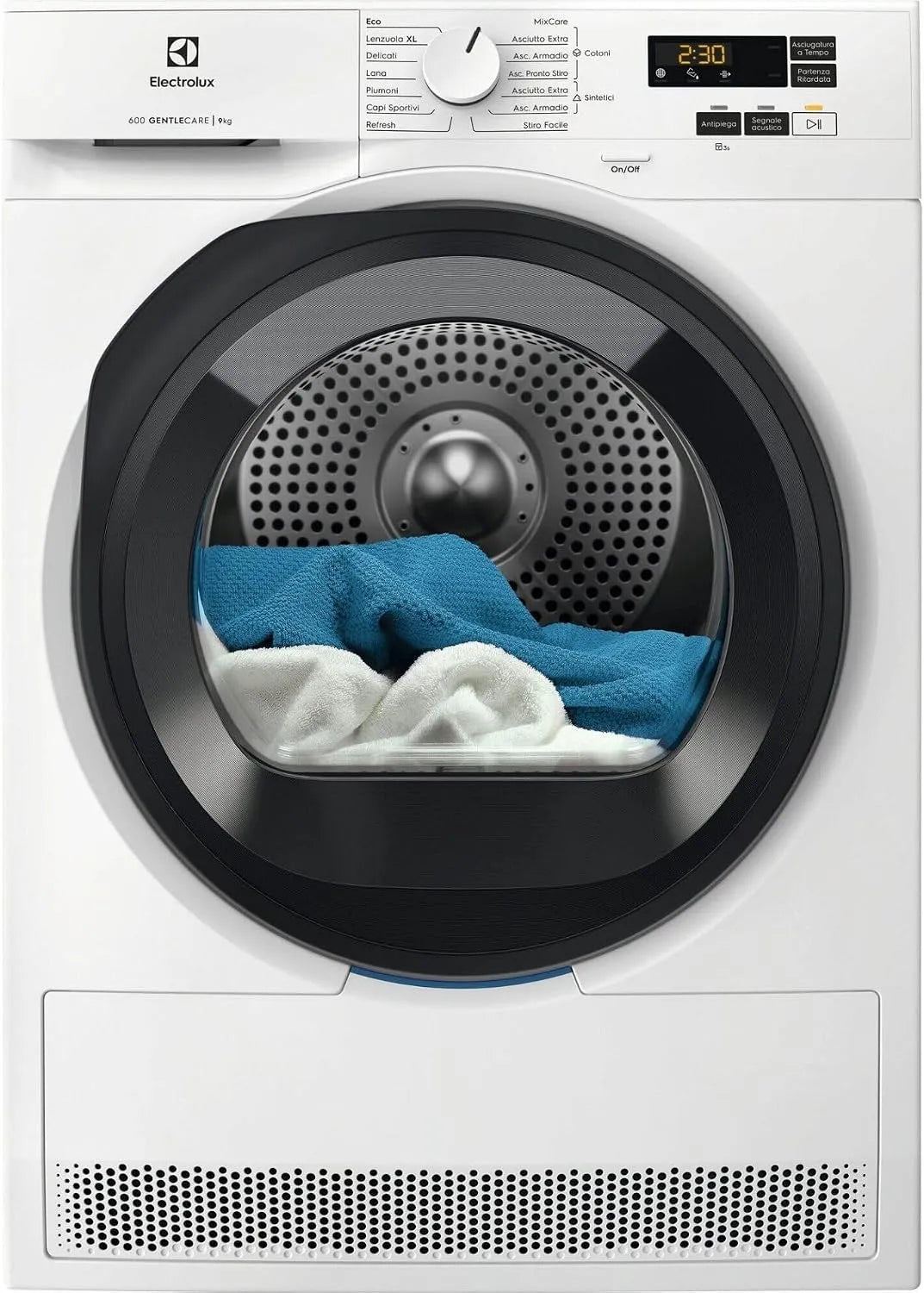 Asciugatrice EW6HA19G, 9 kg, classe energetica E, con pompa di calore, Carica Frontale
