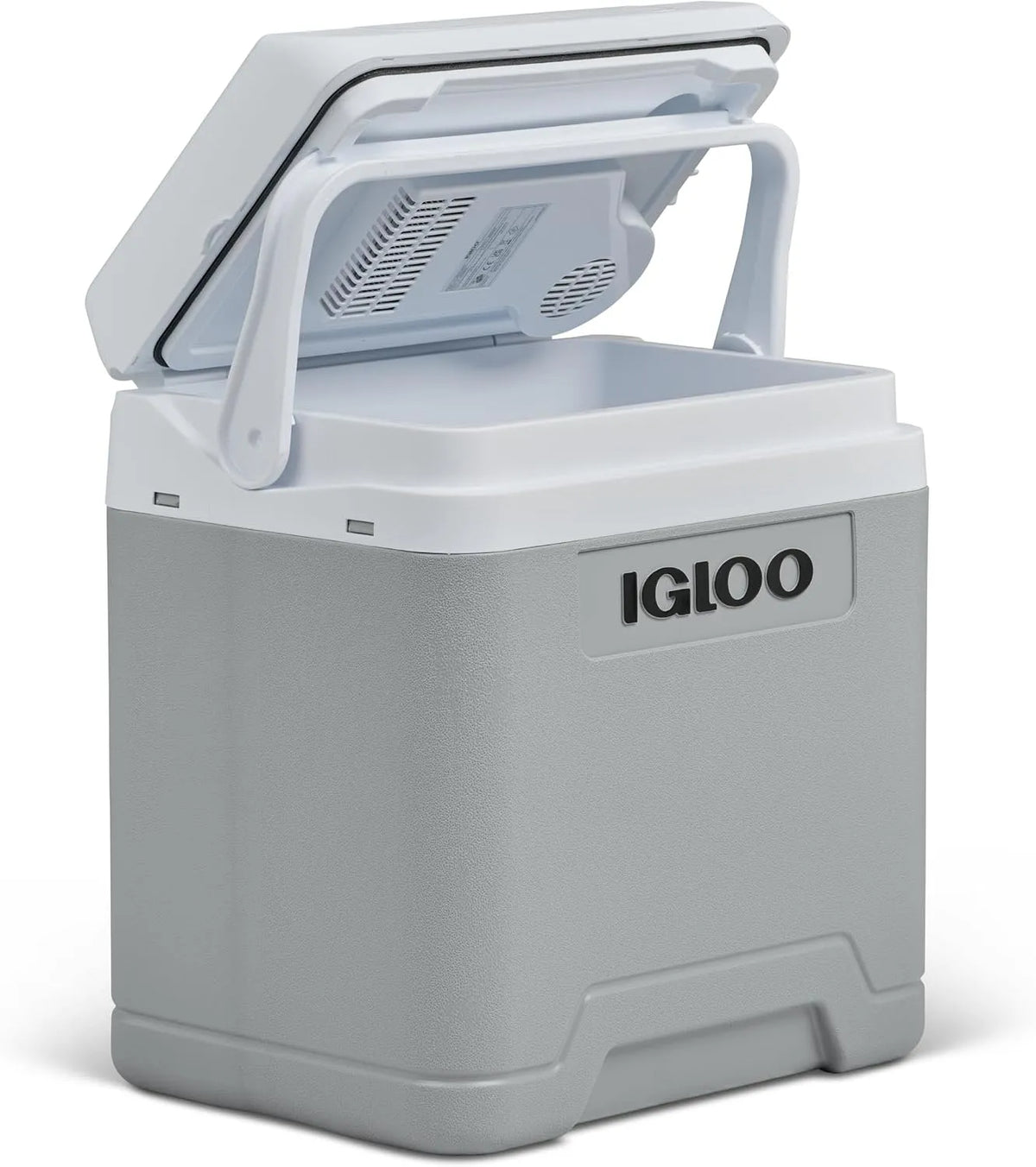Frigorifero, 27 L, 12 V, IGLOO IE27, portatile, Barca e Festival, 12V e 230V, 27L, Campeggio, Viaggi, Leggero, con Vano Portacavo e Modalità Eco
