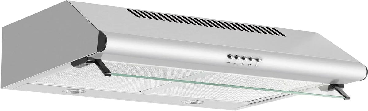 Cappa aspirante, 60 cm, cappa da cucina, Glem GHC640IX, 3 velocità, acciaio inox, Glem Gas GHC640IX
