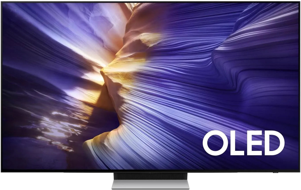 Samsung S90F Smart TV, 55 pollici, televisore, 4K UHD, OLED, Wi-Fi, DVB-T2, nero