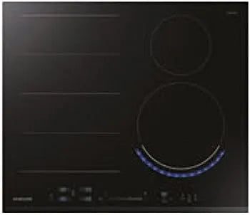 Samsung NZ64N9777GK Piano cottura a induzione, 56cm, piastra a induzione, nero