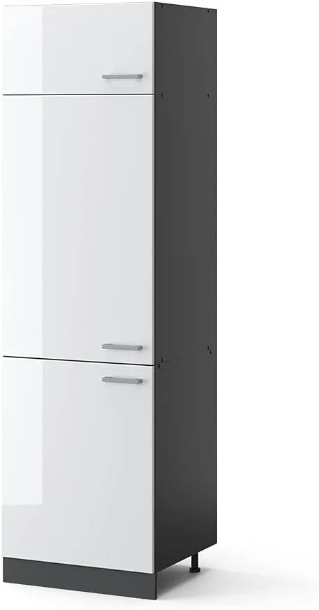 Frigorifero, 60 cm, bianco, Vicco Armadio frigorifero R-Line, Bianco lucido
