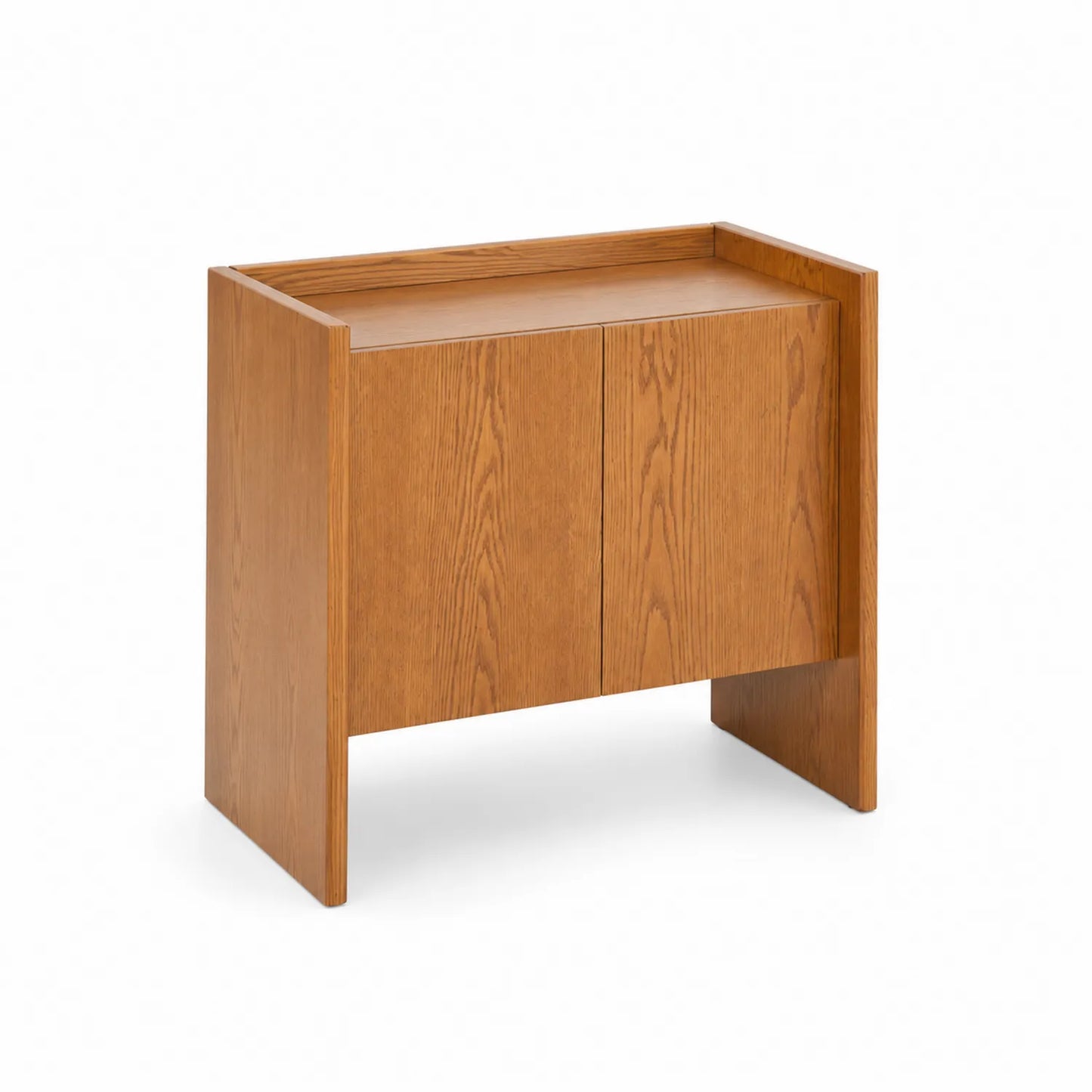 Credenza in Legno di Quercia con Ante a Battente 80x40x75 cm