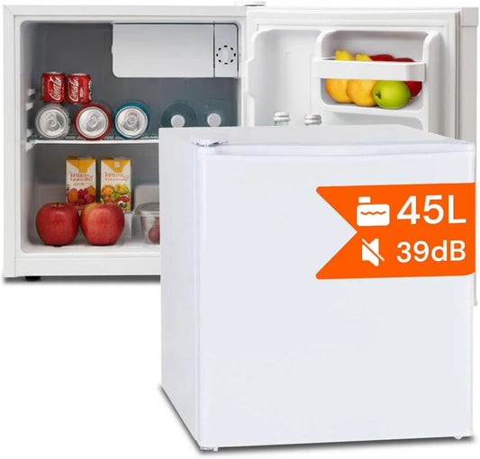 Frigorifero, 45 L, Avilia - Mini Frigo da Banco 45L con Vano Refrigerante e Porta Reversibile, Camera o Spazi Ridotti
