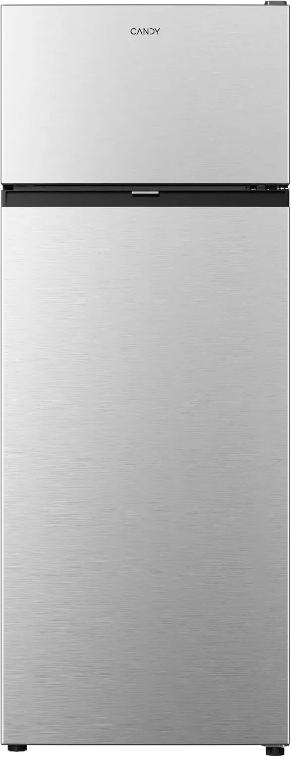 Candy Frigorifero, 206 L, classe energetica E, acciaio inox, CANDY Frigorifero Doppia Porta 206 Litri