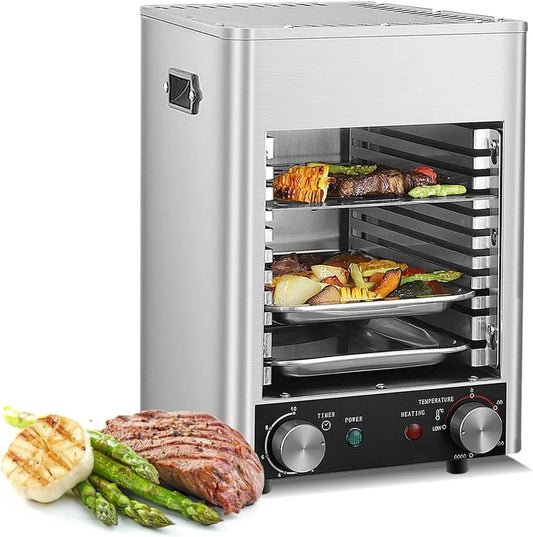 Forno elettrico, timer, grill, professionale, Bar e cuochi Domestici, Forno Elettrico Professionale con Grill a Temperatura Regolabile