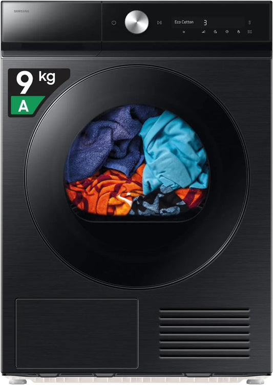 Samsung DV90DB8845GB/U3 85H Asciugatrice, 60 L, 9 kg, Wi-Fi, Display AI Control, AI Dry, Samsung Asciugatrice Bespoke AI DV90DB8845GB/U3, 60L x 85H x