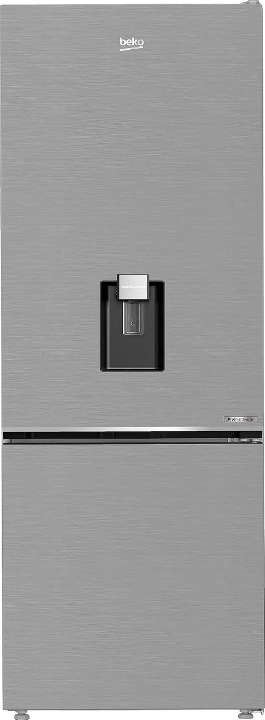 Beko 561lt B3rcne564hdxb Frigorifero combinato, 70cm, No Frost, acciaio inox, frigo con congelatore