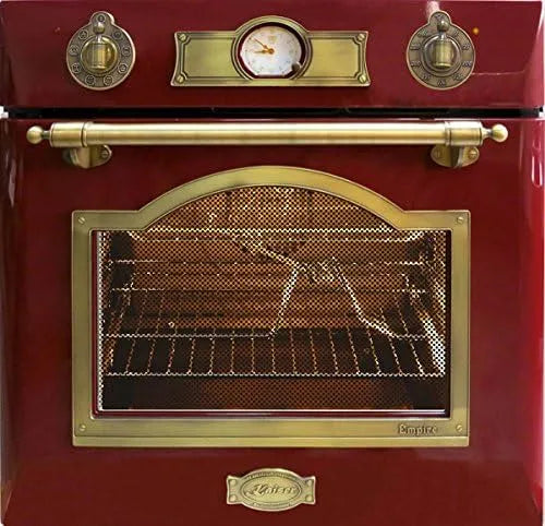 Forno elettrico, 60 cm, classe energetica A, da incasso, grill, Forno elettrico da incasso 60 cm Kaiser EH 6355 RotEm Serie Empire Smalto Bordeaux con