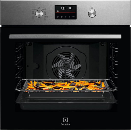 Electrolux LOM4P46X2 Forno a microonde, da incasso, acciaio inox, Electrolux LOM4P46X2 Forno Compatto Microonde Incasso Manopole Inox