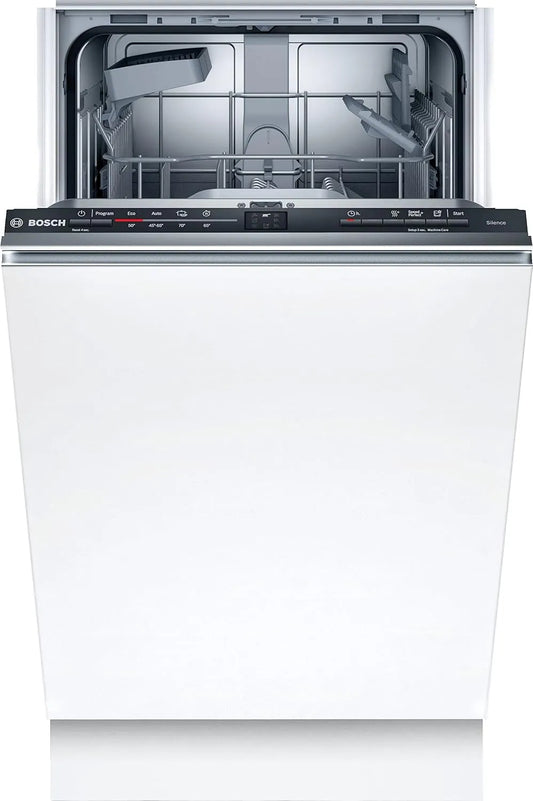 Bosch Serie 2 SRV2HKX39E Lavastoviglie, 45 cm, formato slim, Bosch Elettrodomestici SRV2HKX39E Serie 2, Lavastoviglie a scomparsa totale