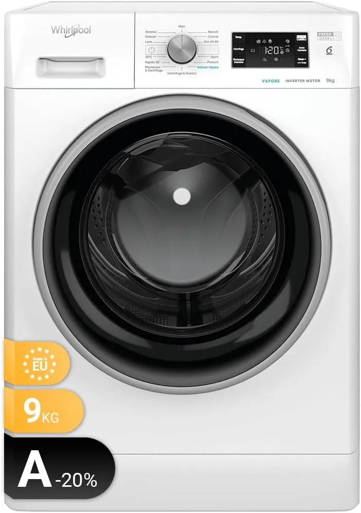 Whirlpool R849 Lavatrice, 9 kg, FFB BSV IT