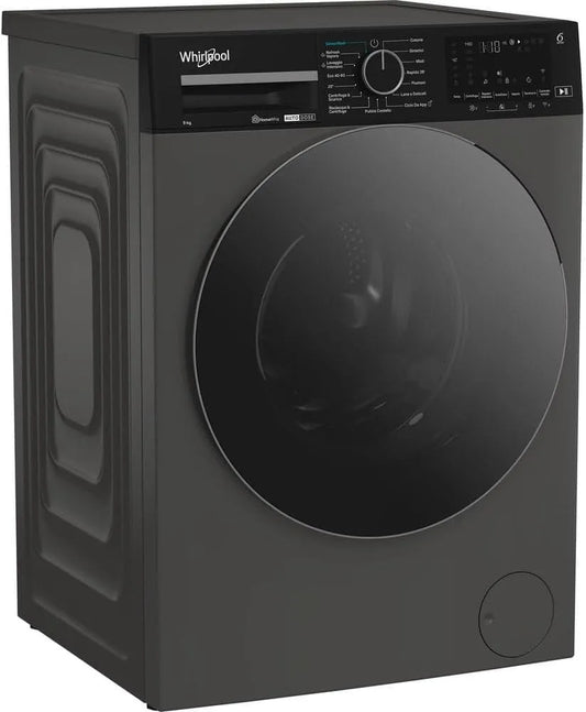 Whirlpool 911G Lavatrice, 9 kg, Wi-Fi, WPM ADS IT, Whirlpool Lavatrice smart connessa con WiFi 9 kg - WPM 911G ADS IT - SenseWash