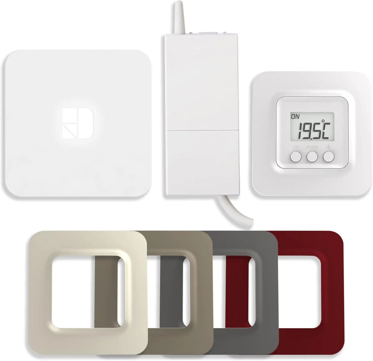 Prodotto Pack Tybox 5100 smart per caldaia e pompa di calore con termostato senza fili smart Tybox 5100 e web server domotico Tydom Home