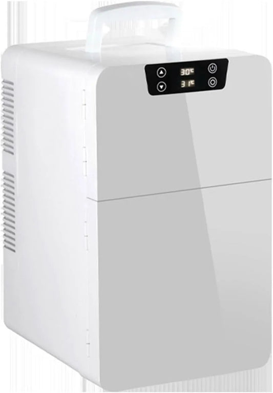 Frigorifero portatile, 20 L, 12 V, auto, mini frigo portatile, Mini Frigorifero Compatto, Bevande, Cibo, Cura della Pelle, Camera da Letto