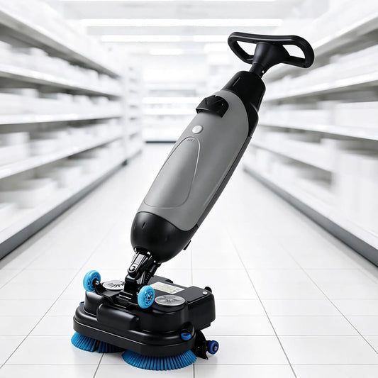 Asciugatrice, 17 pollici, portatile, industriale, professionale, grigio, Lavapavimenti Automatica da 17', Lavapavimenti Commerciale Compatta con