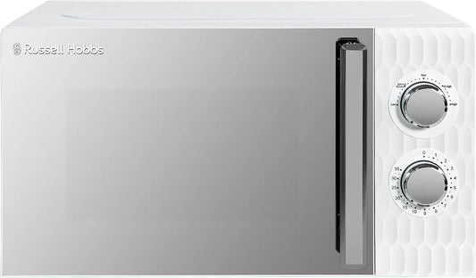 Russell Hobbs RHMM715 Forno a microonde, 17 L, 700 W, timer, scongelamento, bianco, 5 Livelli di Potenza, Forno a Microonde Manuale Solo Russell Hobbs