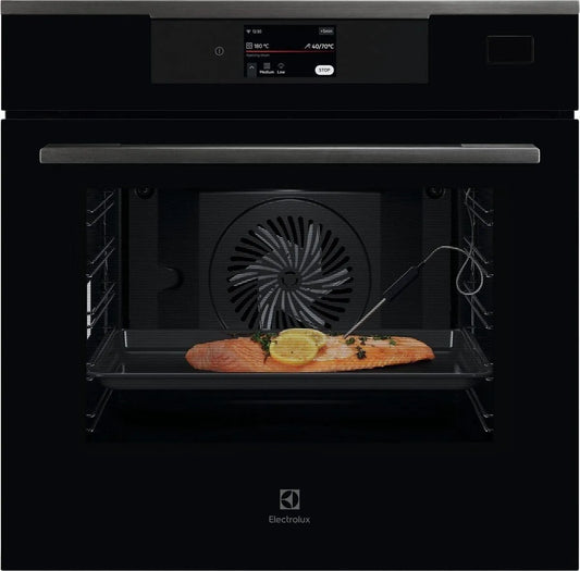 Forno elettrico KOBAS3XH, 60 cm, 70 L, classe energetica E, da incasso, Wi-Fi, grill, vapore, nero