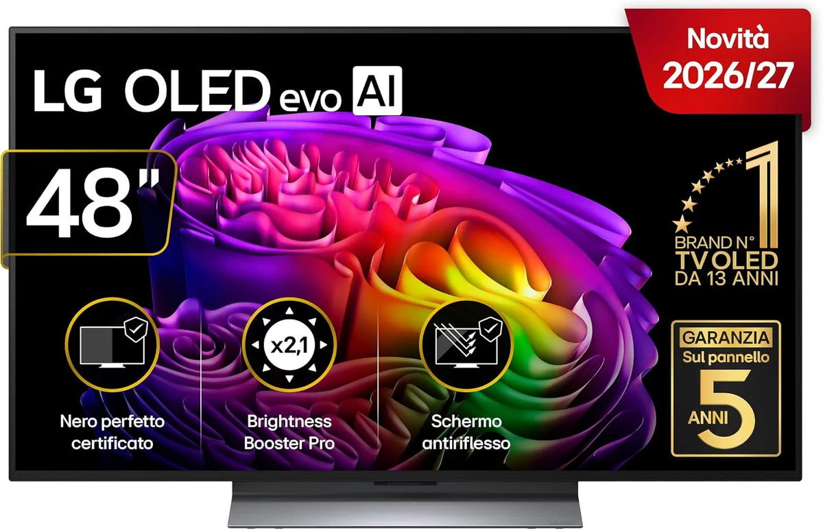 LG G6S OLED48G66LS Smart TV, 48 pollici, televisore, 4K UHD, Serie G6S 2026 Smart TV 4K - OLED48G66LS