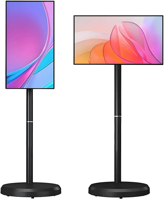 Monitor 1080p ruote6+128G, 21, 5 pollici, portatile, ruote di trasporto, touch