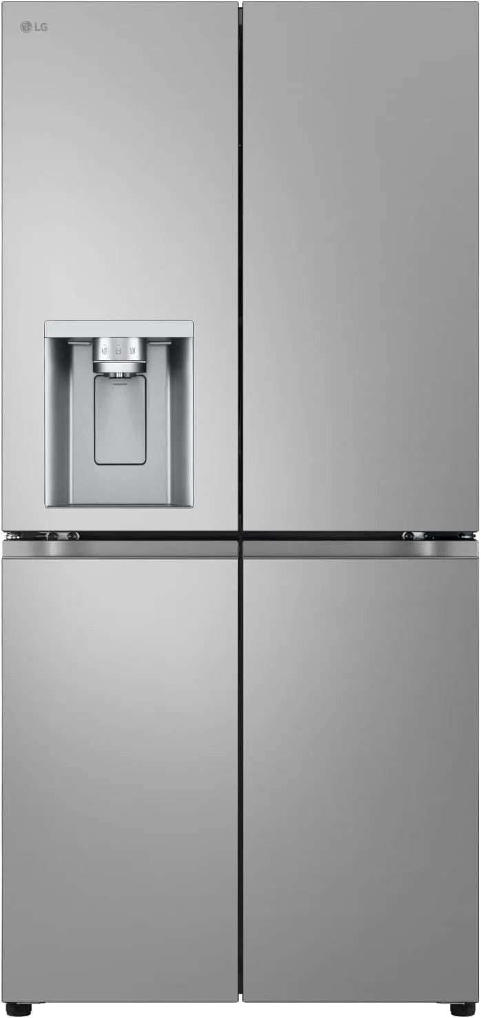 LG GML861PYPE Frigorifero, 506 L, classe energetica E, No Frost, Wi-Fi, stretto, Linear Cooling, argento, Smart Diagnosis, 506L, Frigo con Dispenser