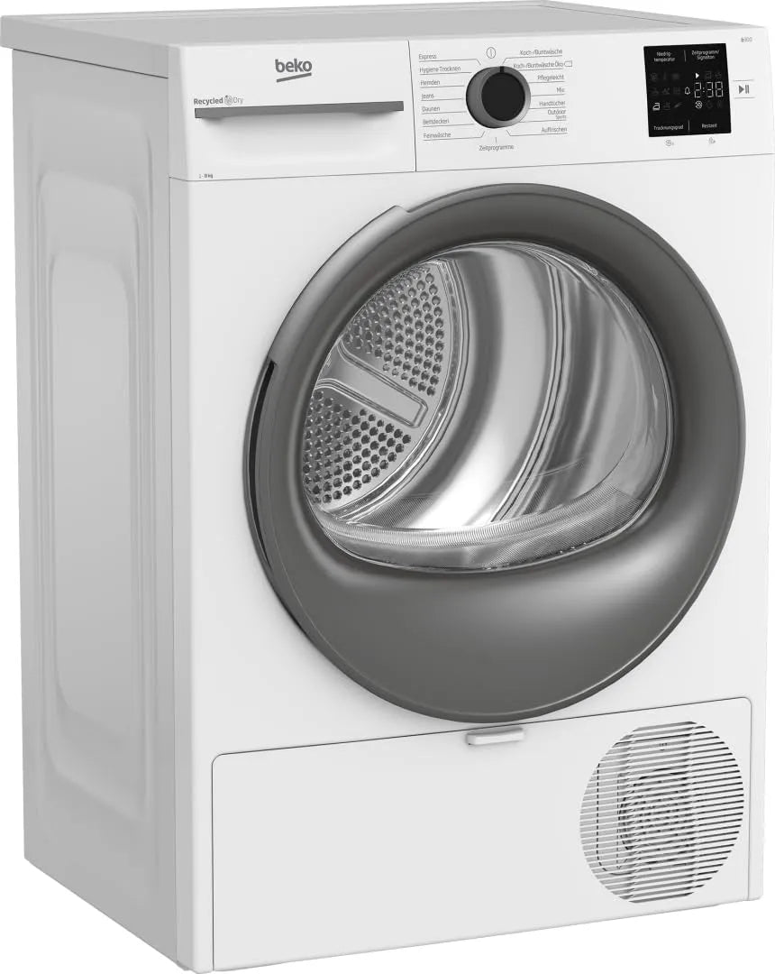 Beko BM3T38210W1 Asciugatrice, 15 programmi, 8 kg, bianco, anallergica, asciugatura e igiene, Express