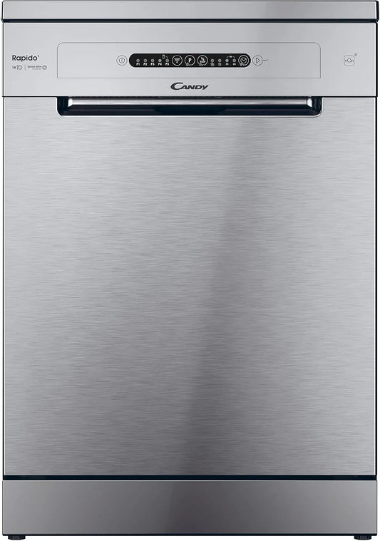 Candy Lavastoviglie, 60 cm, classe energetica E, acciaio inox, Candy Rapidò Lavastoviglie 14 Coperti