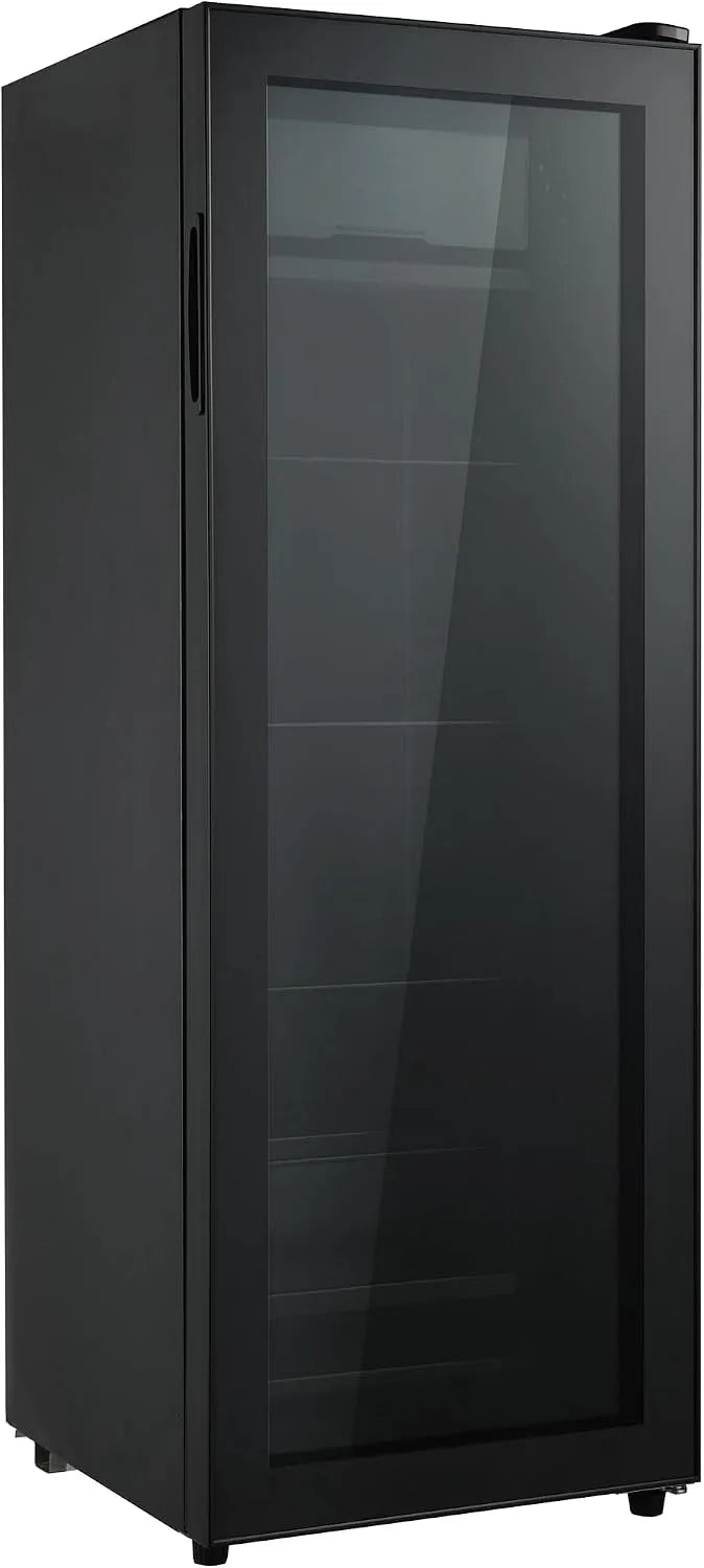 Congelatore, 128 L, 43 dB, classe energetica E, freezer verticale, spazio per 94 lattine, frigorifero compatto per ufficio e appartamento