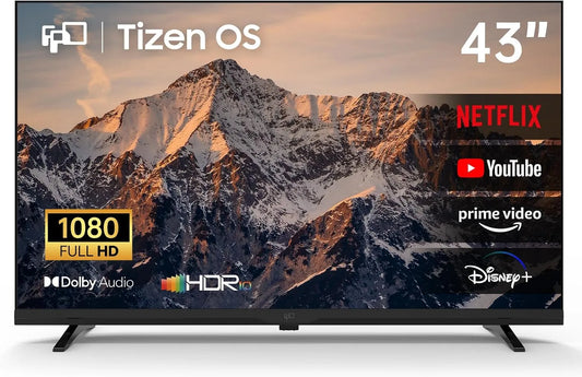 Smart TV 1080p, 43 pollici, televisore, Tizen OS, Full HD, FPD Smart TV 43 Pollici TV Full HD 1080p Tizen OS Schermo Piatto