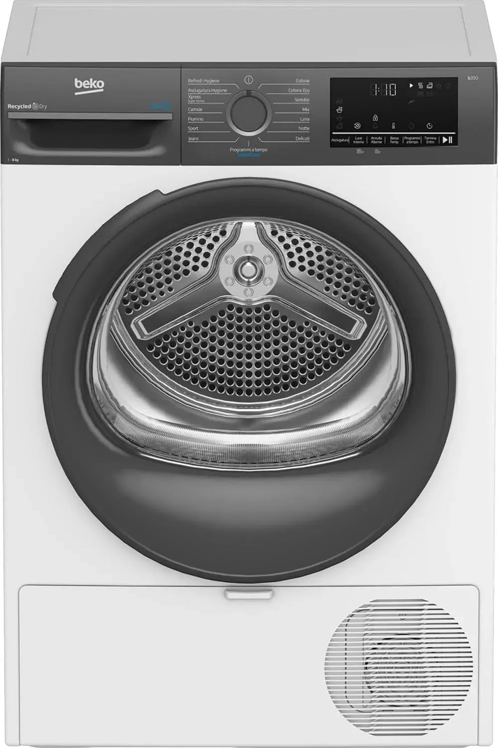 Asciugatrice BMEUT481SAI_IT, 8 kg, classe energetica E, libera installazione, con pompa di calore