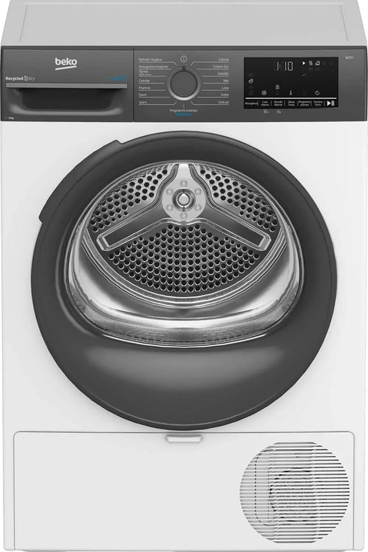 Asciugatrice BMEUT481SAI_IT, 8 kg, classe energetica E, libera installazione, con pompa di calore