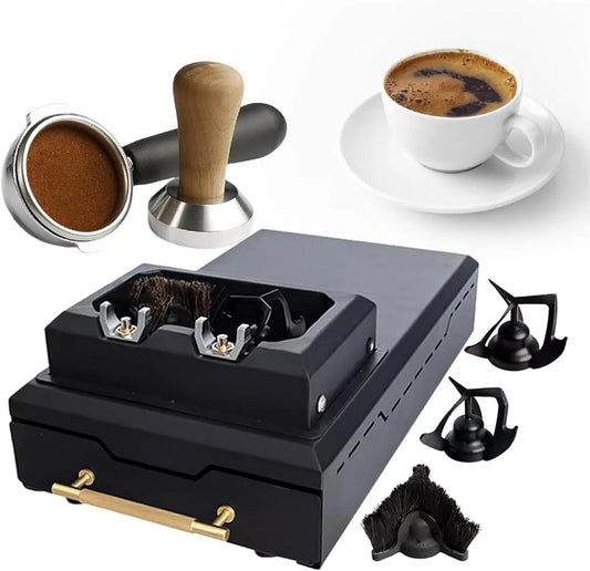 Prodotto Pulizia Automatica Dei Fondi Di Caffè Macchina, Pulitore Elettrico per Portafiltri 1500W, Aspiratore per Caffè Espresso Da 300 Giri, Min, Per