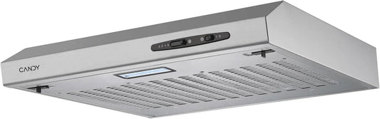 Candy CFT610/5S, 4U M3/H Cappa aspirante, 60 CM, 209, 7 m3/h, 71 dB, cappa da cucina, 3 livelli, acciaio inox, Illuminazione a LED, 71DB