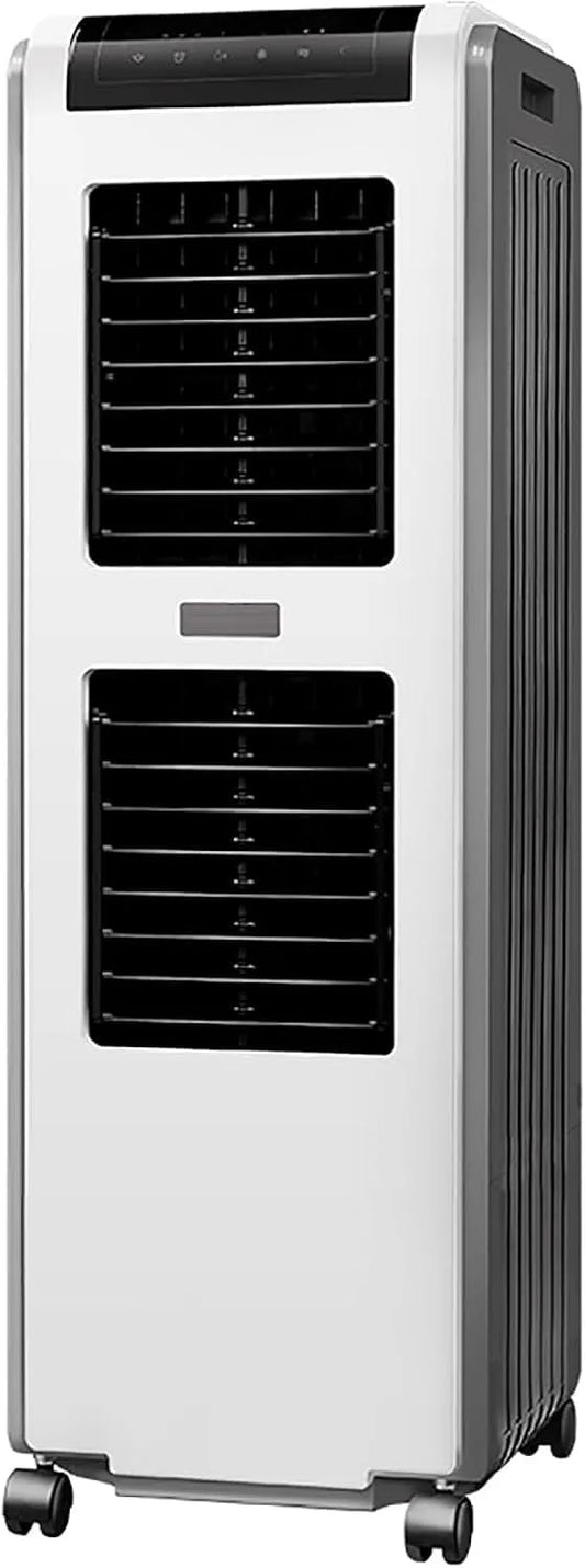 Dell Condizionatore, 30 L, portatile, ruote di trasporto, industriale, ampio serbatoio, Ventilatore e deumidificatore per casa, 4 Ruote, Ufficio