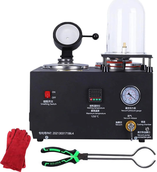 HP Cappa aspirante, cappa da cucina, professionale, 2 HP con banco da lavoro e cappa aspirante per colata a cera persa, Macchina per colata sotto