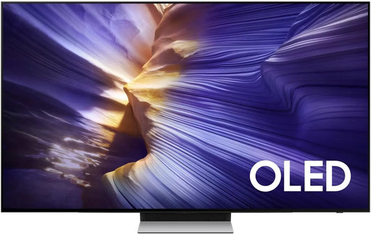 Samsung S90F Smart TV, 55 pollici, televisore, 4K UHD, OLED, Wi-Fi, DVB-T2, nero