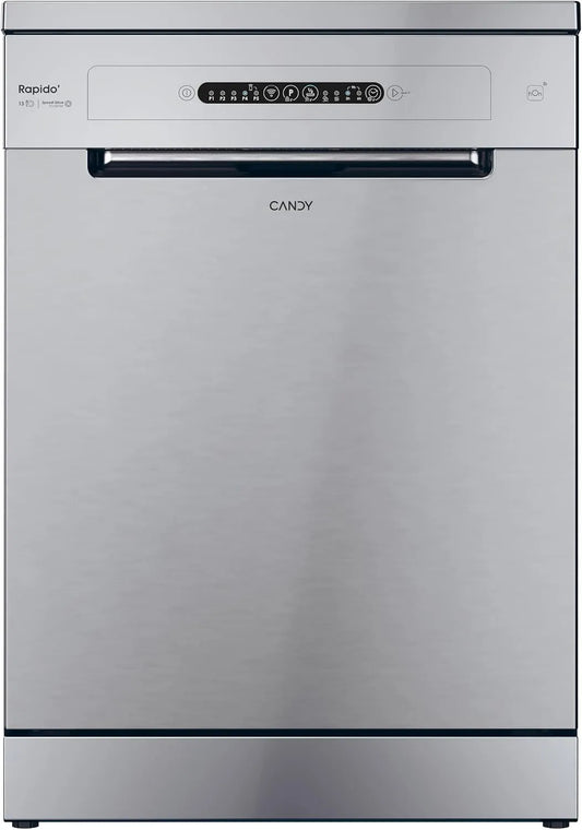 Candy Lavastoviglie, 60 cm, classe energetica C, Candy Rapidò Lavastoviglie 13 Coperti, Metal