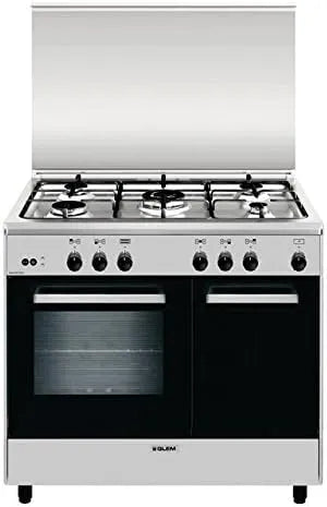 Piano cottura a gas, Glem AR965GI, libera installazione, acciaio inox, fornello a gas