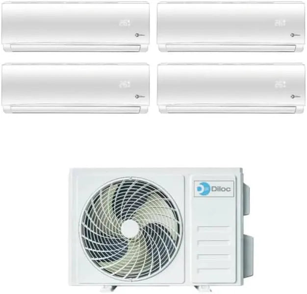 Condizionatore FREEDOM500 R-32, Wi-Fi, Inverter, Climatizzatore Condizionatore Inverter in Pompa di Calore Diloc Over quadri split