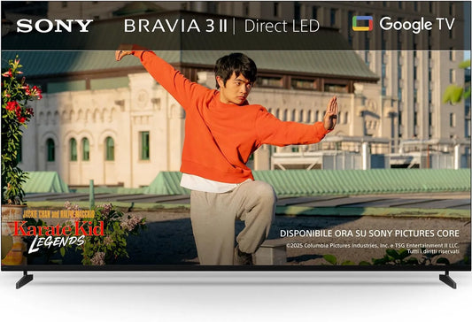 Google PS5 100XR35M2 Smart TV, 100 pollici, 120 Hz, televisore, 4K UHD, Atmos, anno 2026, processore XR con tecnologia AI, TV Sony BRAVIA 3II100