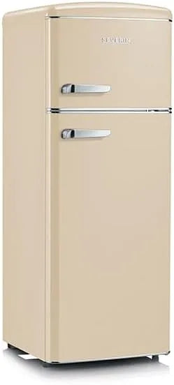 Severin Congelatore, vano congelatore, freezer verticale, RKG 8953, congelatore a doppia porta retrò