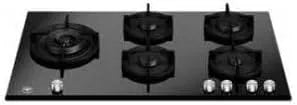Piano cottura a gas P905LLAGGN, 90 cm, da incasso, fornello a gas, nero
