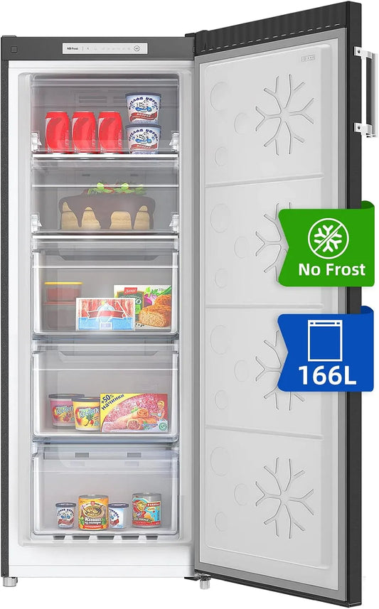 Congelatore, 166 L, CHiQ FSD166NE4E, No Frost, freezer verticale