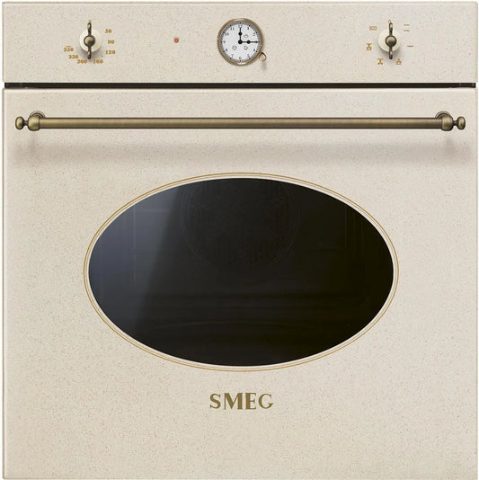 Forno elettrico SF68C1AVO, 70 L, classe energetica E, da incasso, 70 Litri, Ventilato, colore Avena