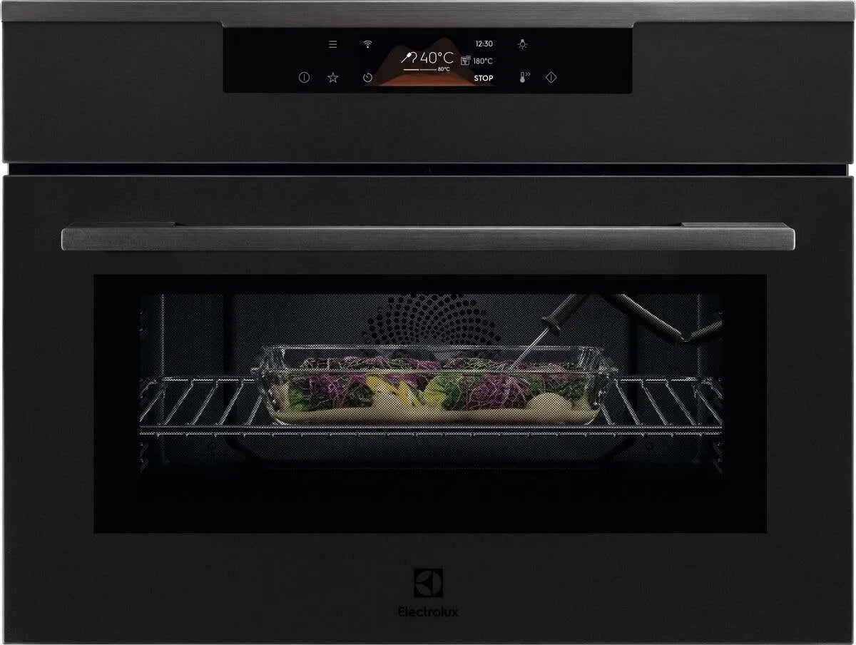 Forno a microonde KVLBE08WT, 44 L, classe energetica E, grill, da incasso, Wi-Fi, nero