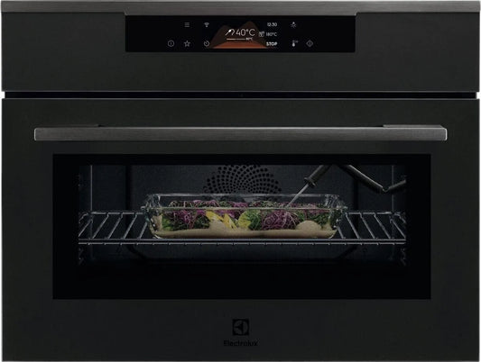 Forno a microonde KVLBE08WT, 44 L, classe energetica E, grill, da incasso, Wi-Fi, nero