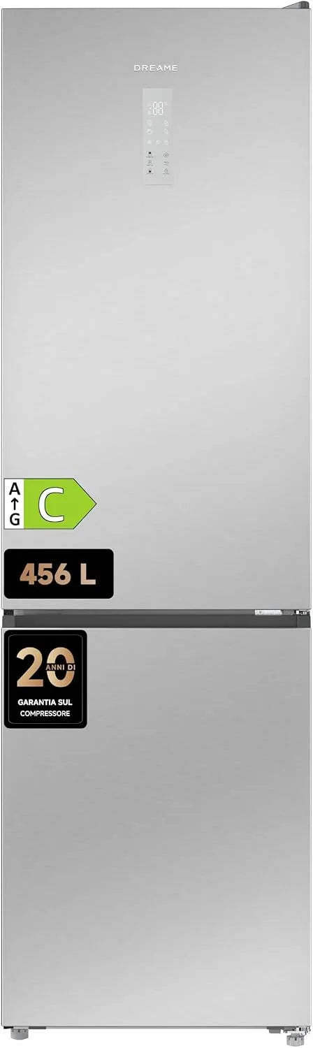 Frigorifero combinato, 456 L, No Frost, Boost, frigo con congelatore, Zona FreshFlex, Con Capacità Incredibile, Design Sottile, Raffreddamento